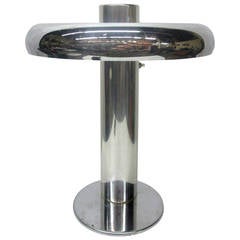 Offset Chrome Table Lamp by Laurel