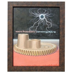 Mid-Century "Mechanism Energetics" Gouache 1