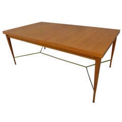 Blond Mahogany Dining Table by Paul McCobb for Calvin