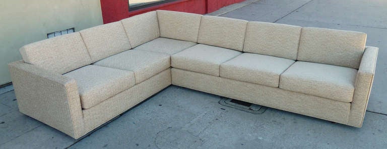 Milo Baughman Corner Sectional Sofa