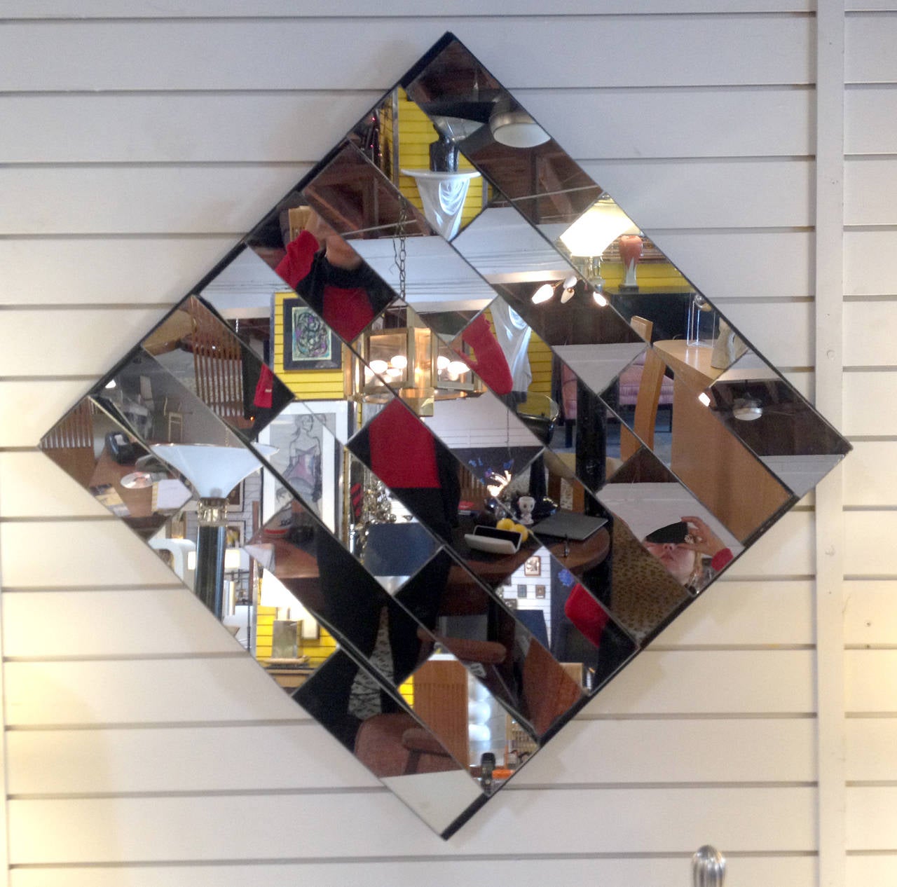 Sloped Mirror by Neal Small at 1stDibs