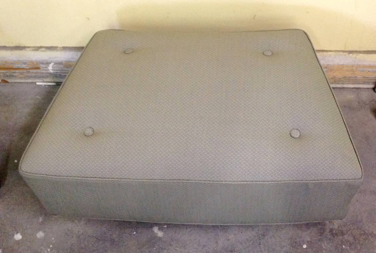 Pair of Trapezoidal Ottomans by Heywood Wakefield In Good Condition In Pasadena, CA