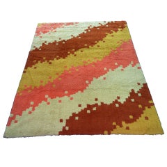 Huge Vibrant "Rigal Design Studio" Rug