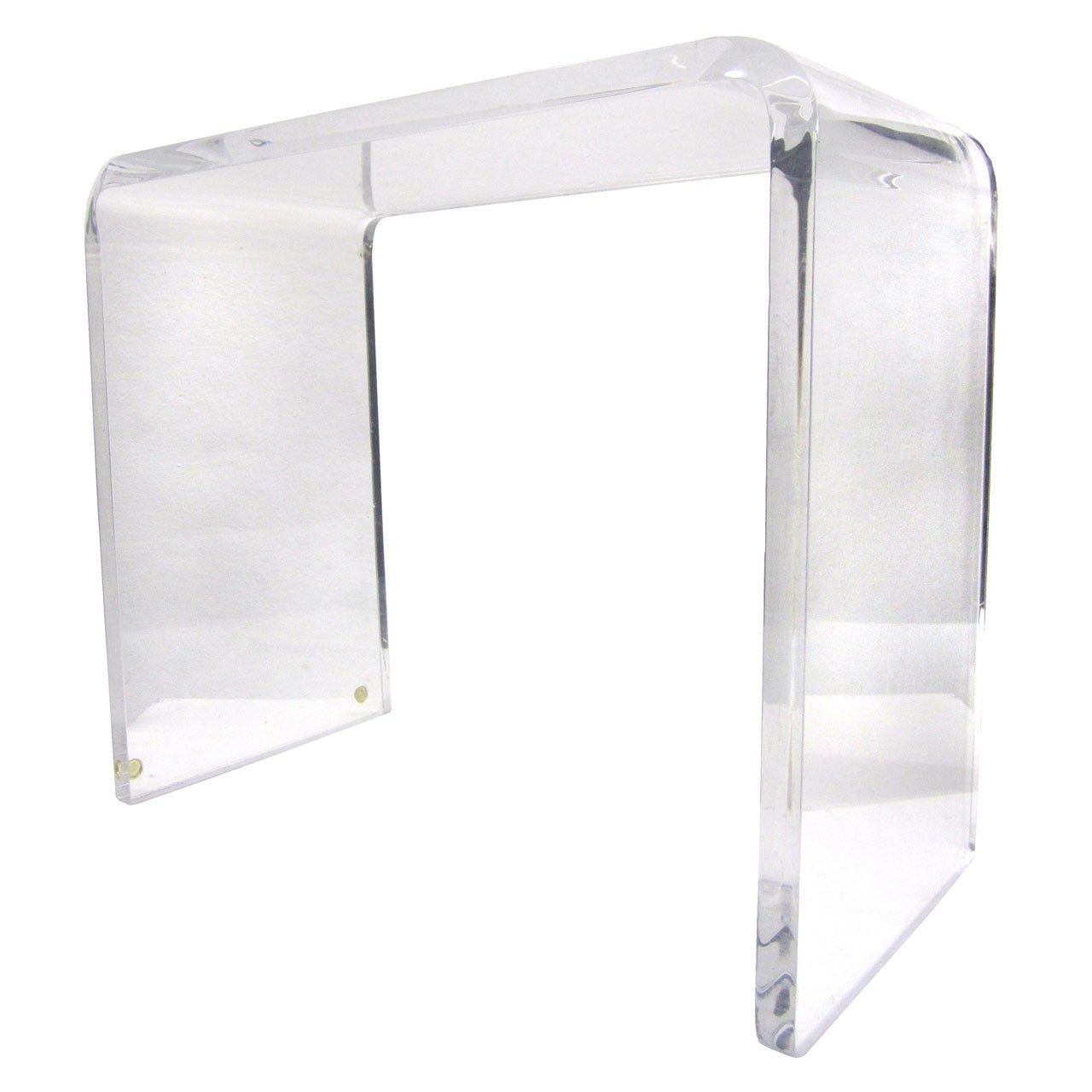 Waterfall Side Table in Lucite