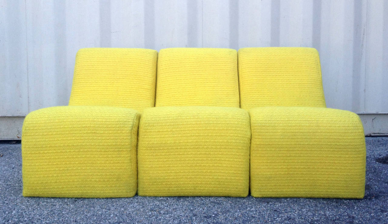 20th Century Milo Baughman for Thayer Coggin Sectional Sofa Pieces, Set of Four
