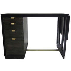 Mid-Century Desk with Extension by Edward Wormley for Drexel