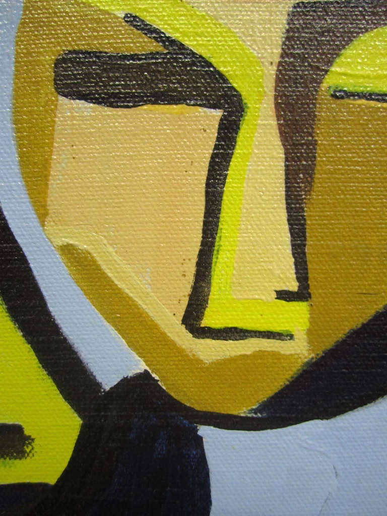 American Abstract / Cubist Painting Signed Callahan