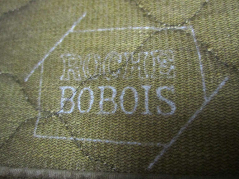 Roche Bobois Leather Recliner & Ottoman 1