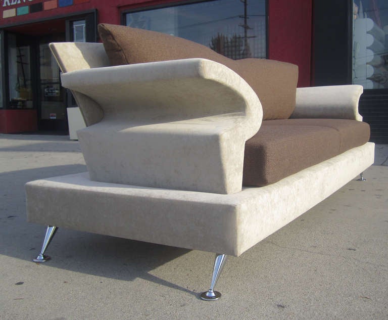 20th Century Sculptural Memphis Style Sofa by B&B Italia