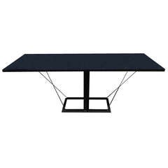 Gravity-Defying Marble Top Dining Table