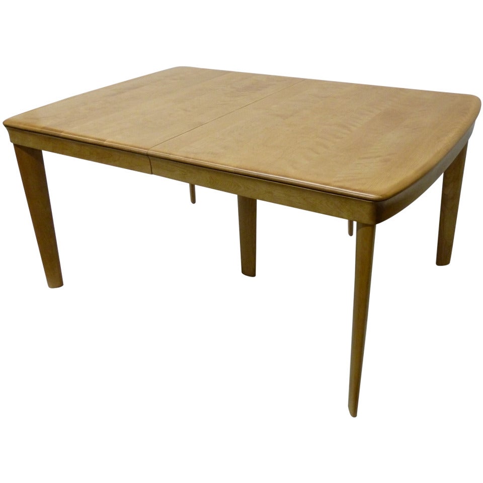 Heywood Wakefield Solid Maple Dining Table
