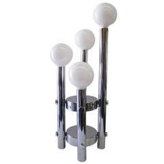Four-Tier Chrome Table Lamp 10