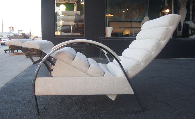 Upholstery Elegant Recliner by George Mulhauser