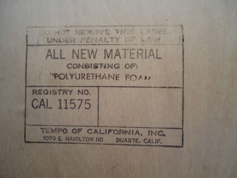 Fauteuils à dossier canné du milieu du siècle dernier par Tempo of California 3
