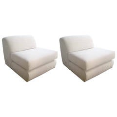 Pair of Steve Chase Slipper Chairs