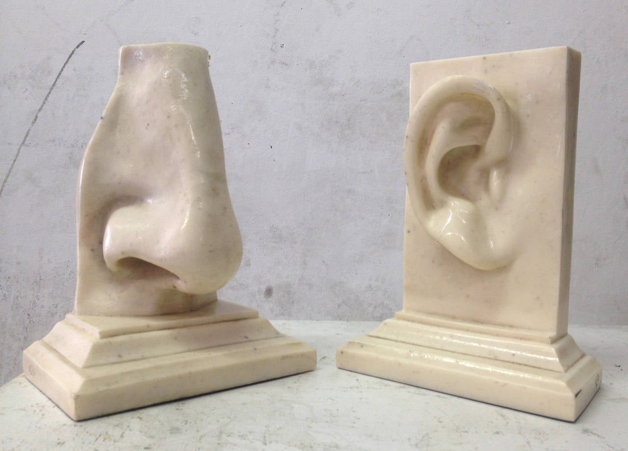 Pair of Italian Figural Resin Bookends 1