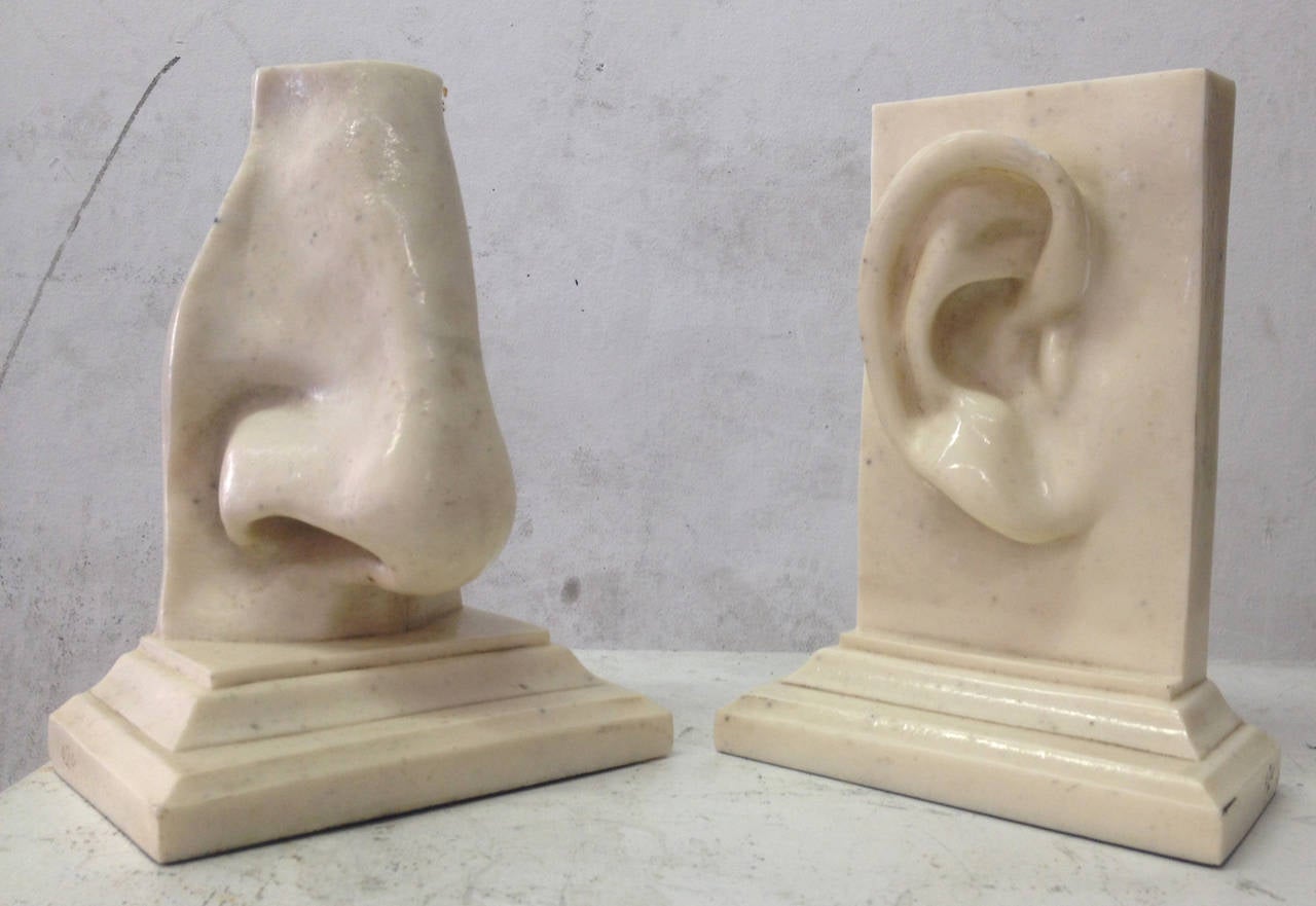 Pair of Italian Figural Resin Bookends 2