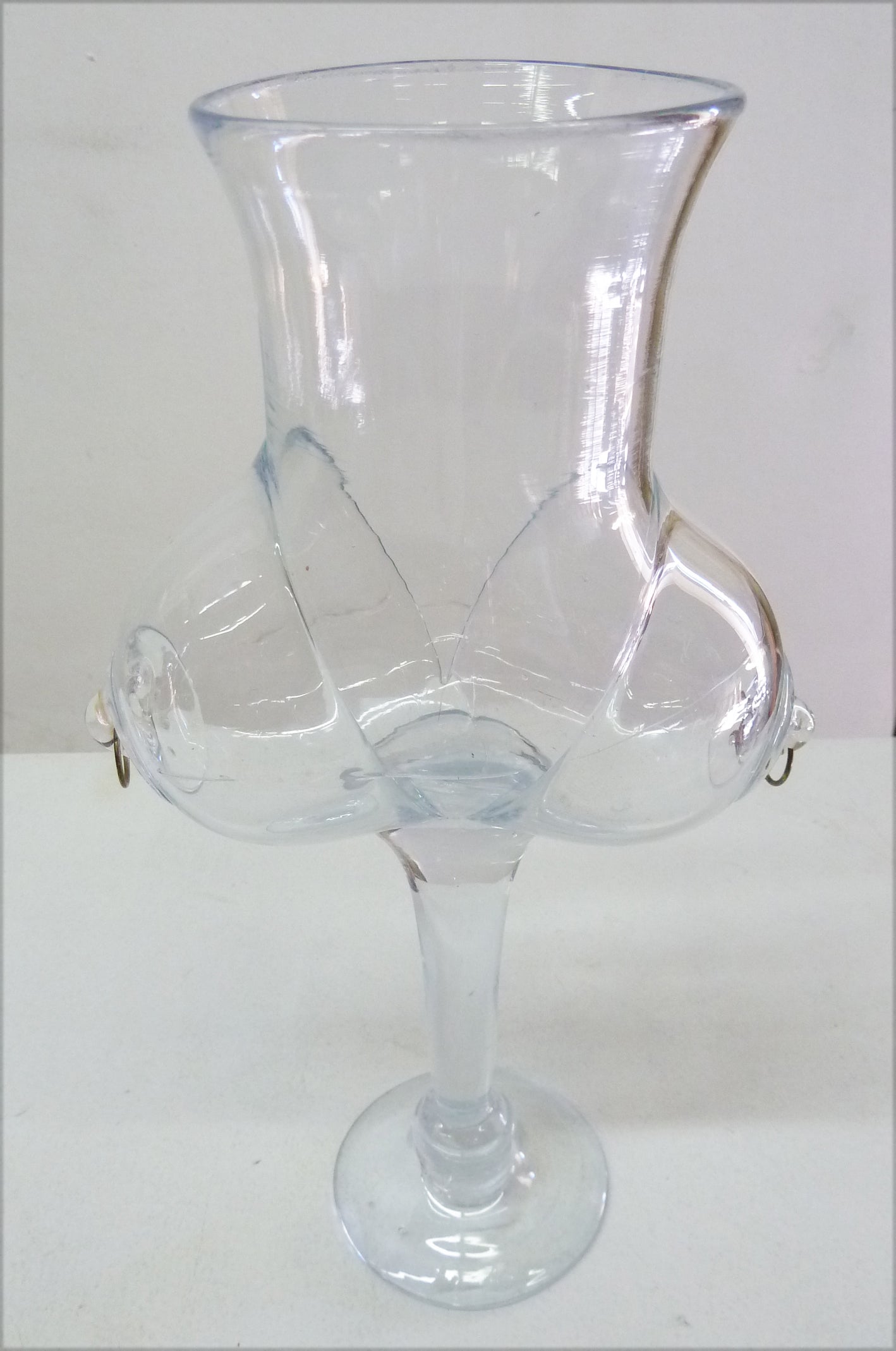 Art Glass Breast Goblet / Vase