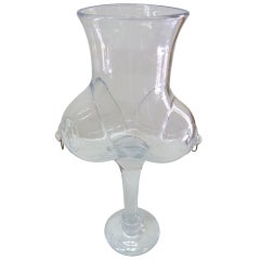 Art Glass Breast Goblet / Vase
