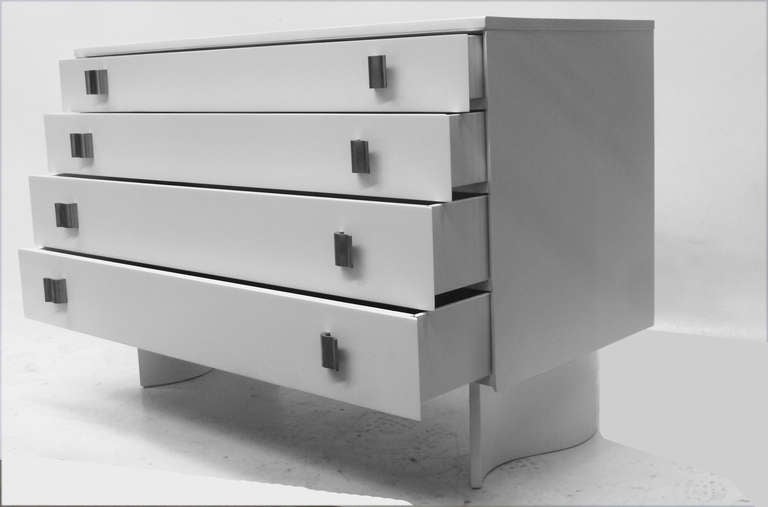 American Eliel Saarinen Lacquered Dresser for Johnson Furniture
