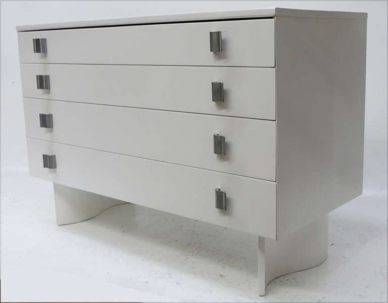 Mid-20th Century Eliel Saarinen Lacquered Dresser for Johnson Furniture
