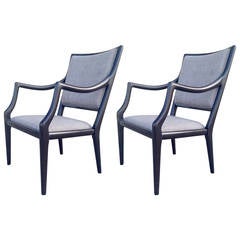 Used Pair of Armchairs with Sculptural Frame by Jamestown Lounge Co.