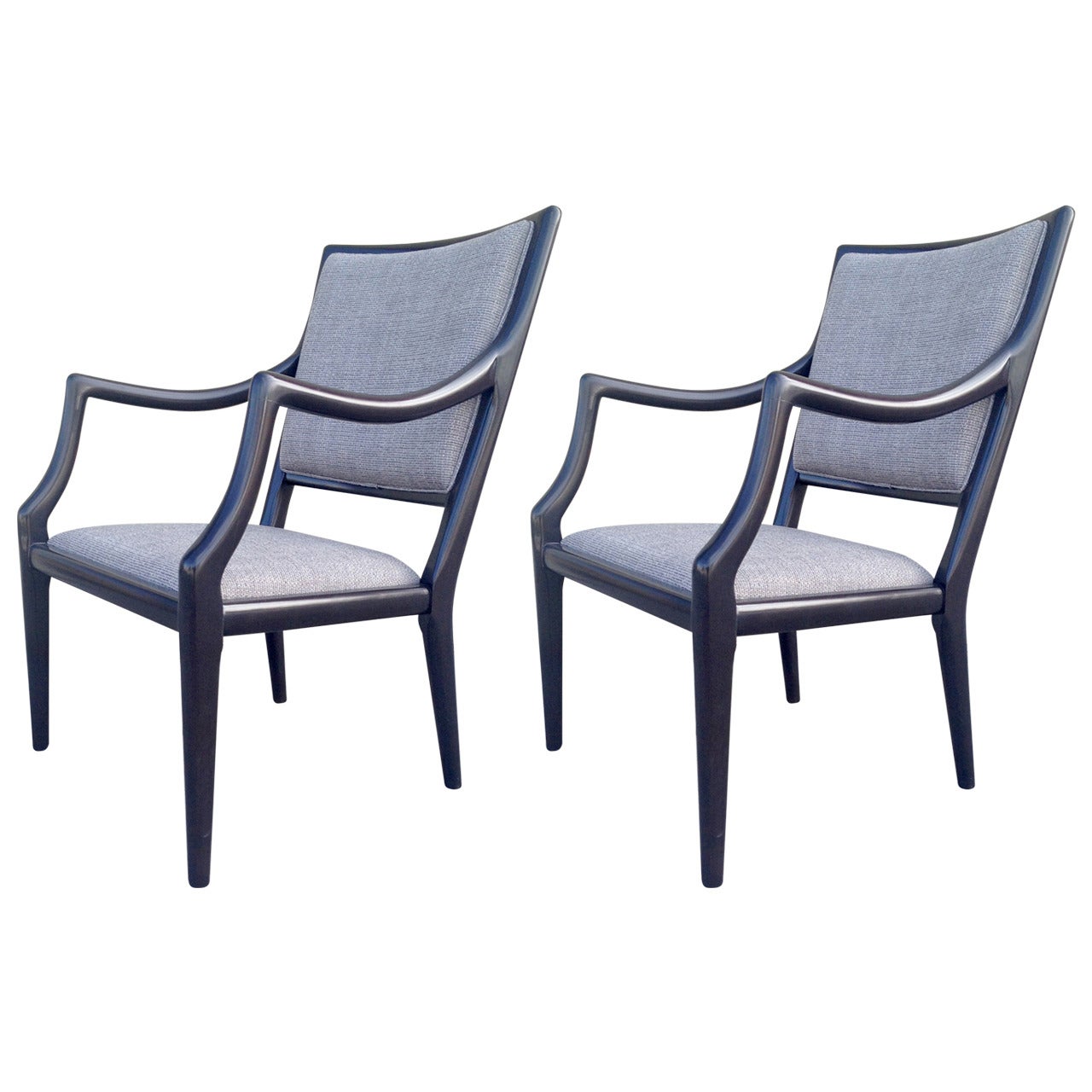 Pair of Armchairs with Sculptural Frame by Jamestown Lounge Co.