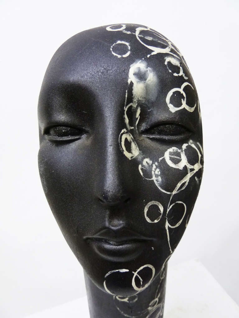 American Dramatic Sculpture of Woman with Elongated Neck