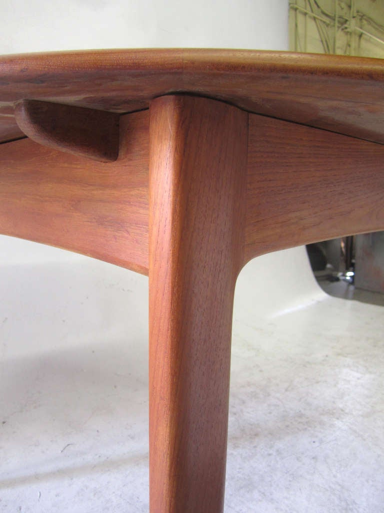 Mid-20th Century Danish Modern Extendable Dining Table
