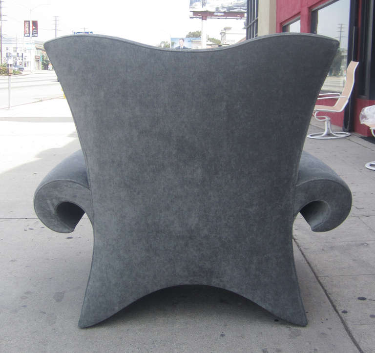 American Flamboyant 1980s Lounge Chair by Goodman Charlton