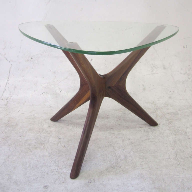 Sculptural Mid-Century Side Table by Adrian Pearsall In Excellent Condition In Pasadena, CA