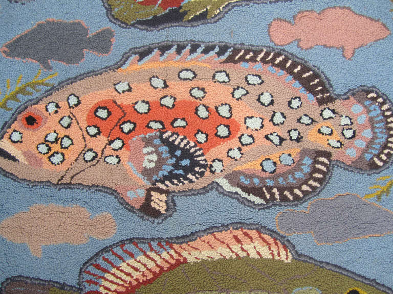 rugs with fish motif