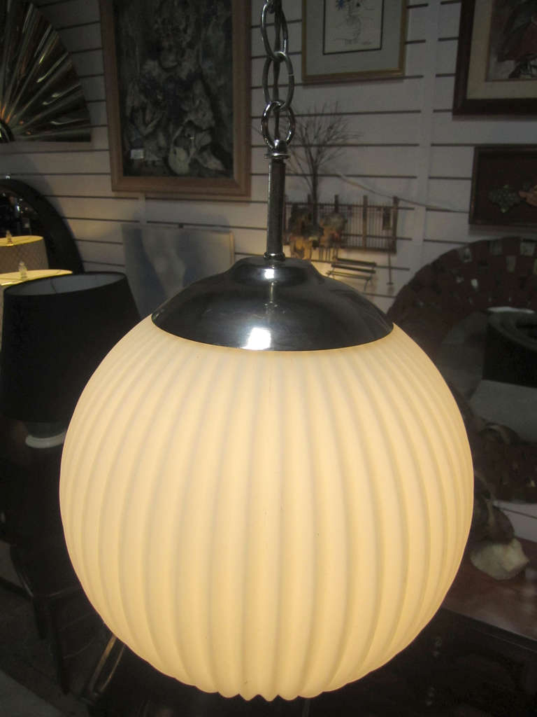 Mid-20th Century Murano Glass Pendant Light
