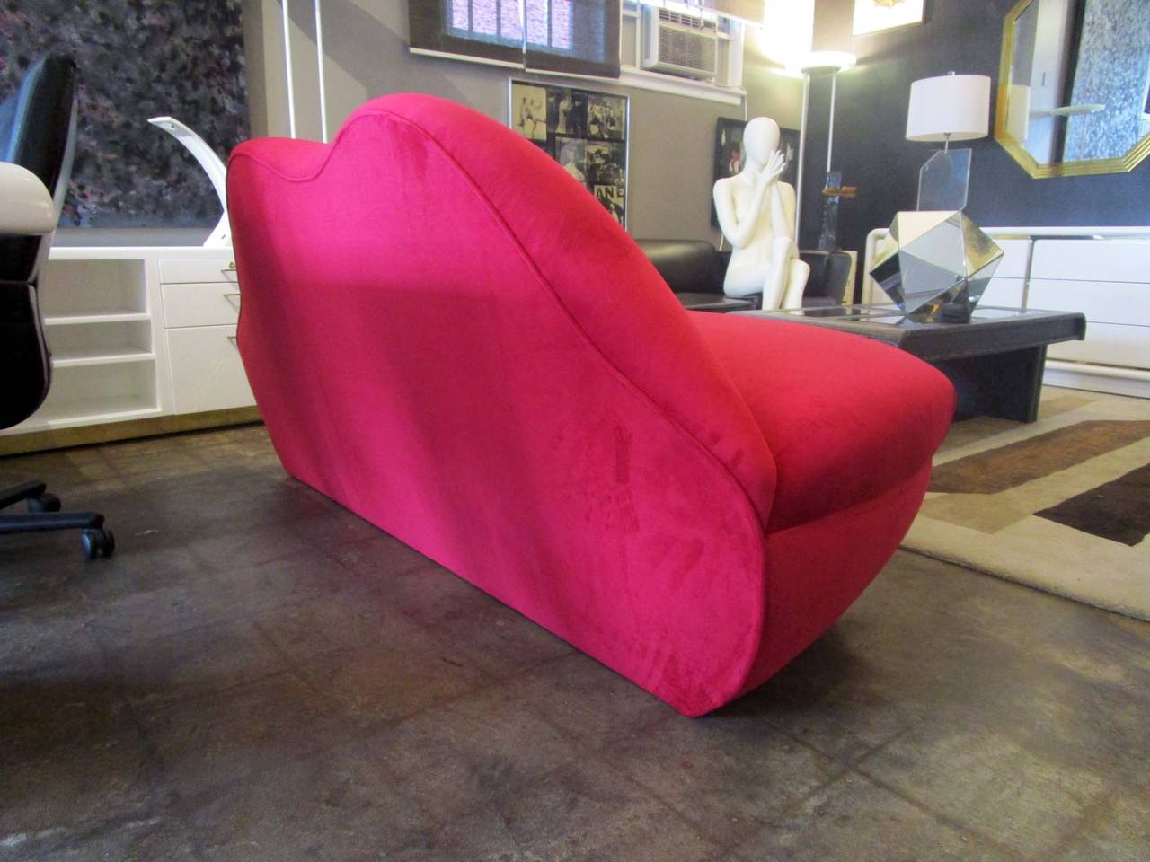 Bright Red LipShaped Bocca Loveseat at 1stDibs lips loveseat