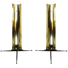 Pair of Wall Hanging Candle Holder by Tony Paul