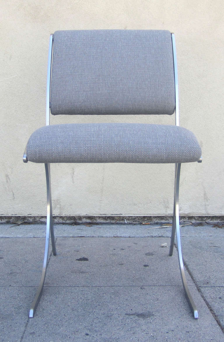 Late 20th Century Chic French Dining Chairs by Maison Jansen, Set of Six