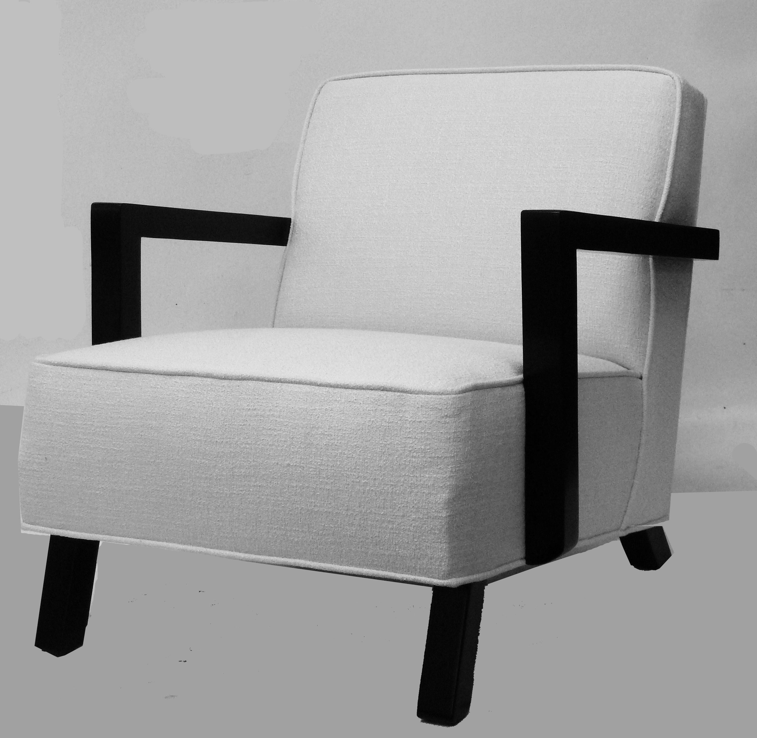 Architectural Pair  of  Armchairs by Van Keppel and Green