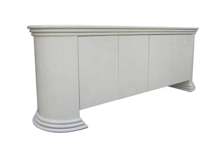 20th Century Lacquered Neo-Classical Credenza from 1980s