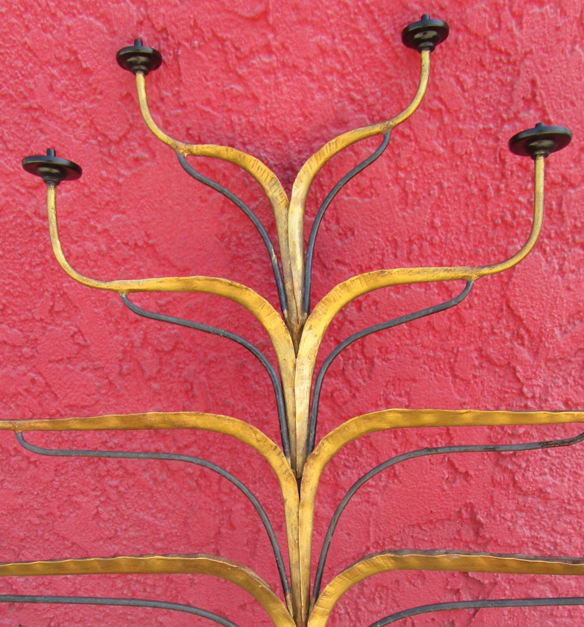 20th Century Gilt Candelabra Sconce with Ten Candle Arms