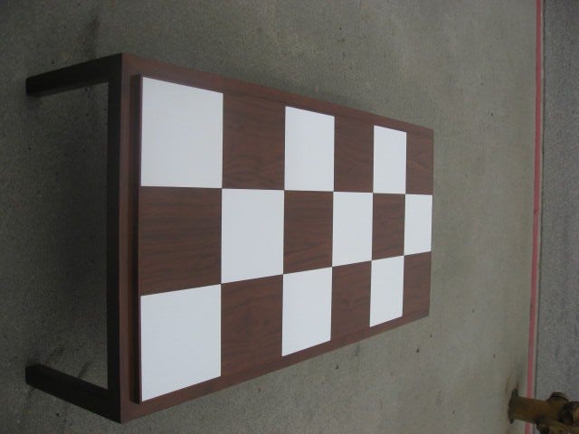 checkerboard coffee table