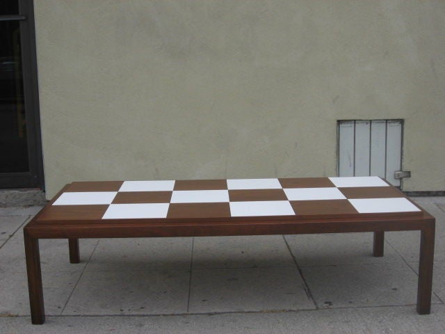 American Checkerboard Top Coffee Table by Lane