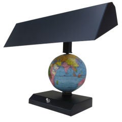 An Unusual Globe Desk Lamp An Unusual Globe Desk Lamp