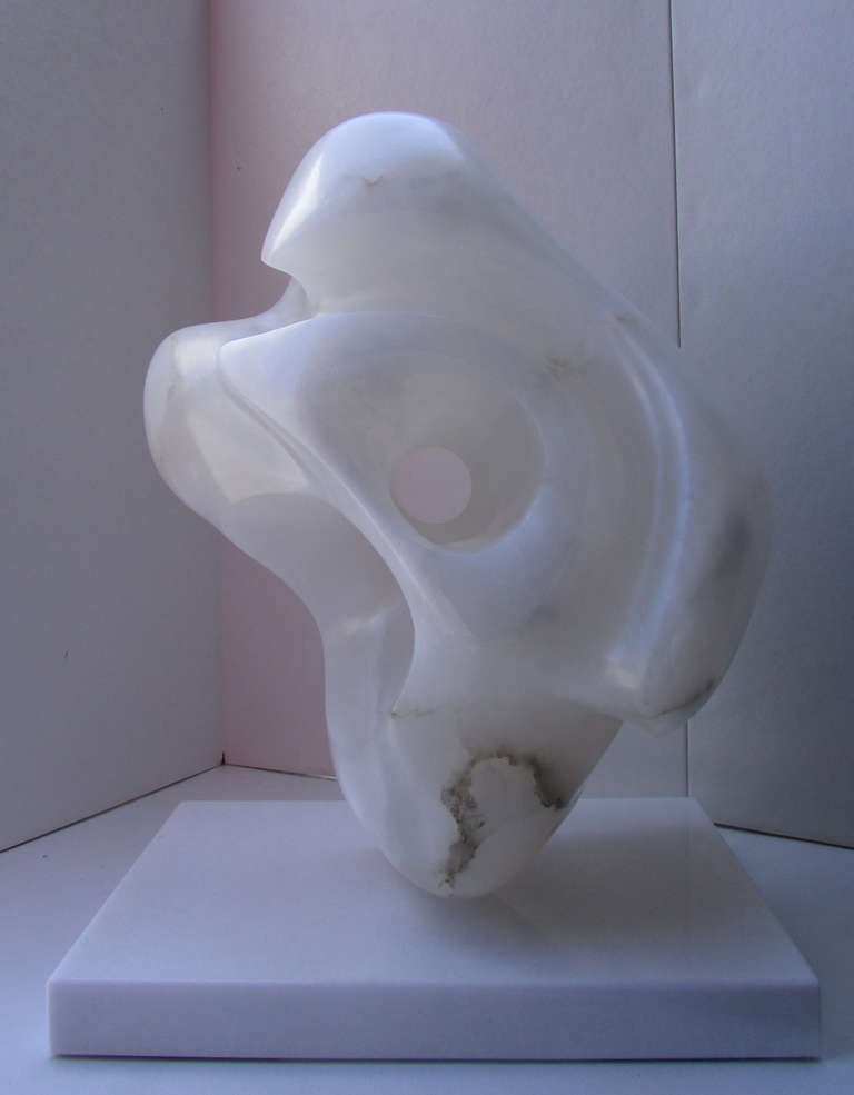 Amorphous Alabaster Sculpture Attributed to Ilona Passino 2