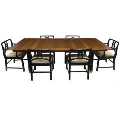 Handsome Dining Room Set by Michael Taylor for Baker