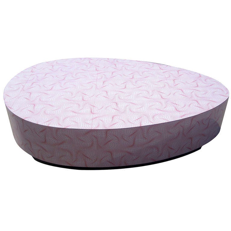 Large Scale Egg Shaped Coffee Table By Karim Rashid For At 1stdibs Large Scale Egg Shaped Coffee Table By Karim Rashid For