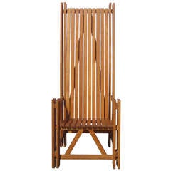 Architectonic Chair in Teak 1