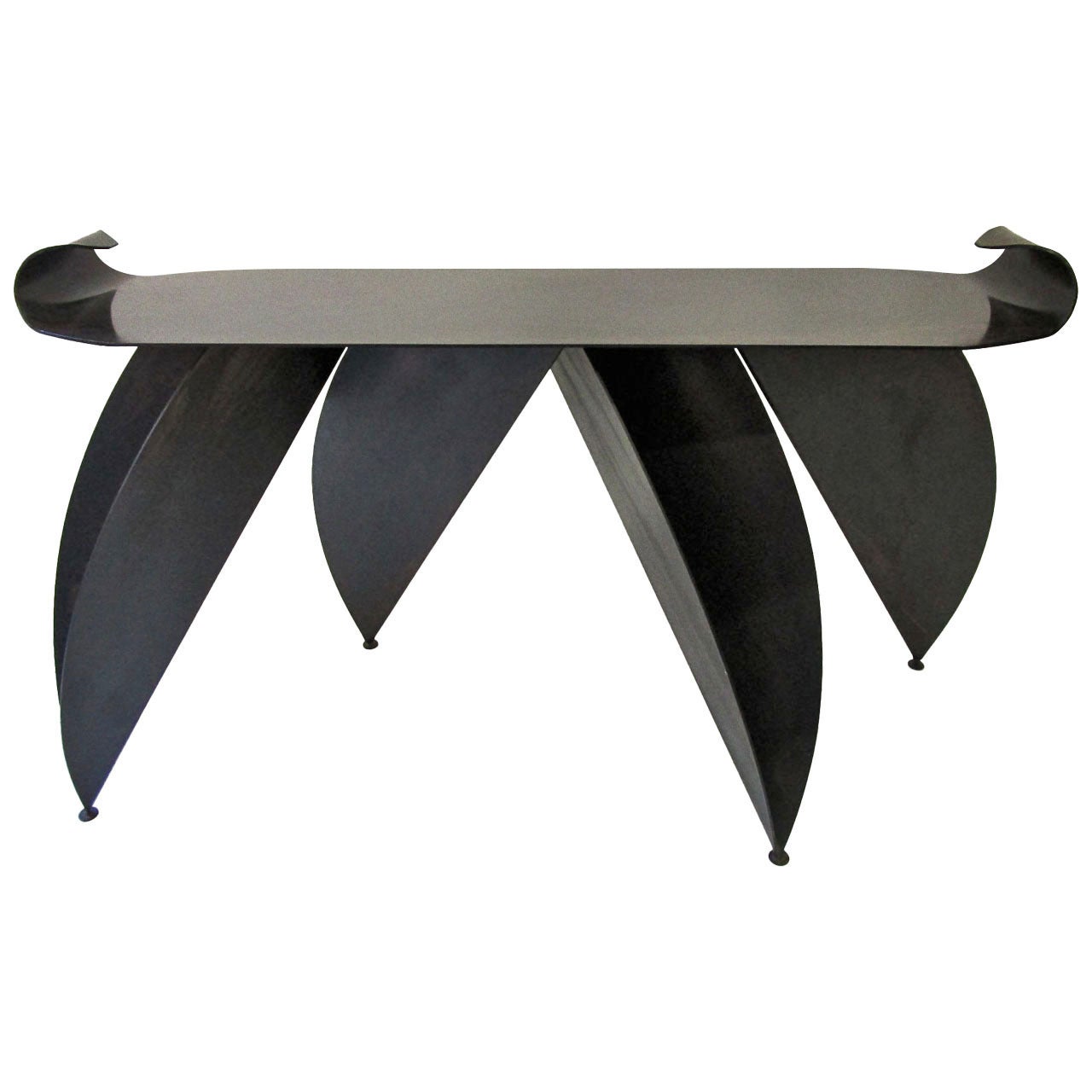 Impressive and Unique Steel Console Table