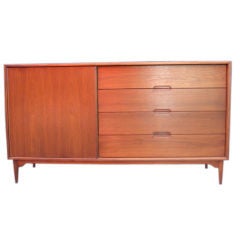 Walnut  Chest of Drawers by John Keal for Brown Saltman
