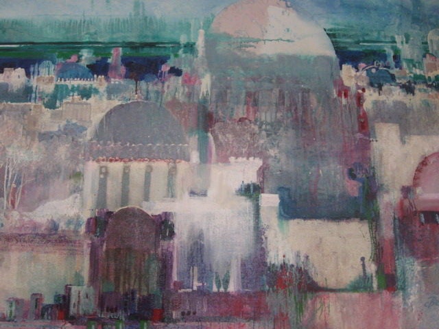 Huge Abstract Oil on Canvas by Bruce Spicer