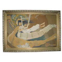 Naive Painting and Collage by Burgess